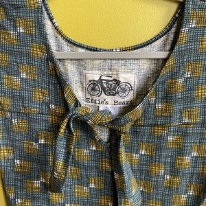 New Effie’s Heart brand retro dress cotton jersey with pockets  size medium